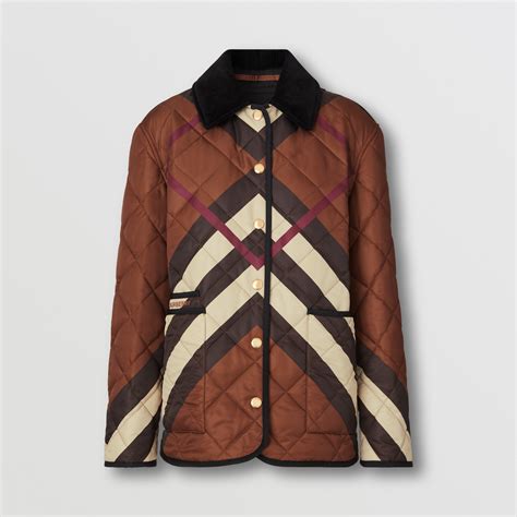 burberry leichte jacke|Leichte Jacke in Check (dunkles Birkenbraun) .